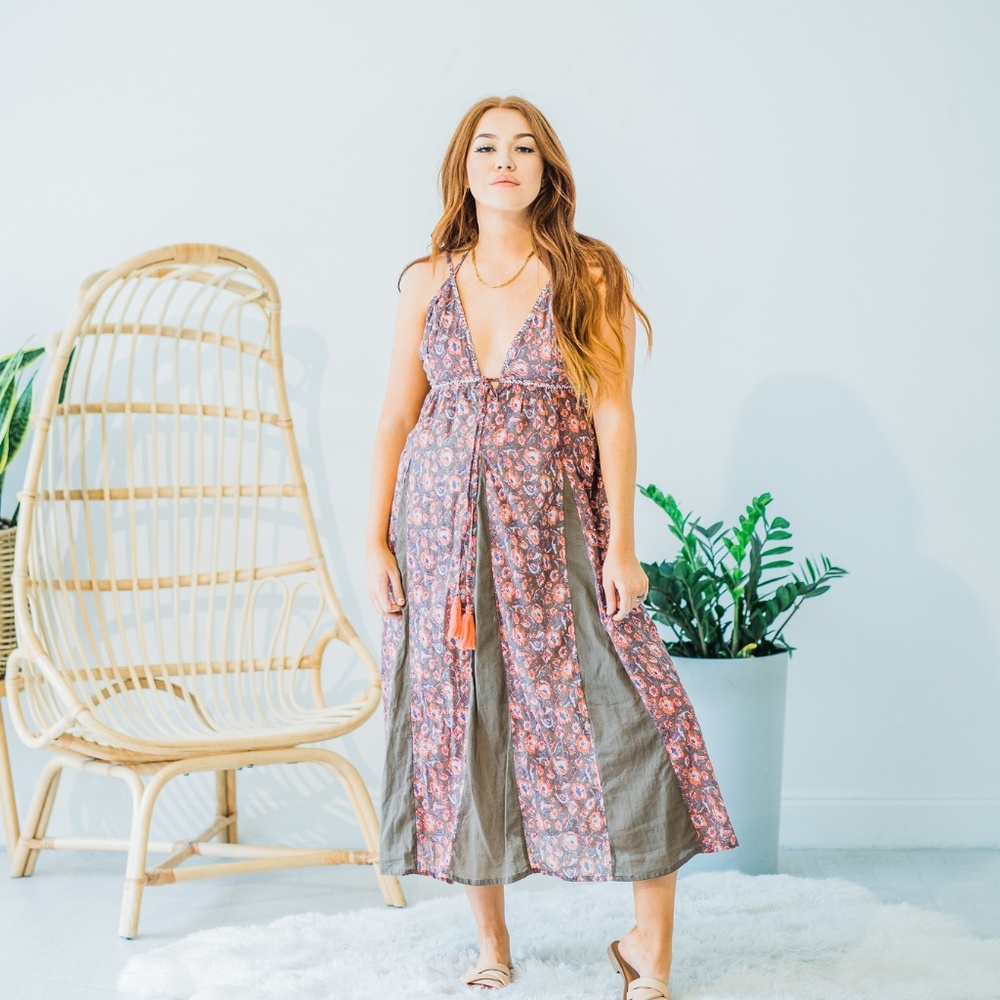 Ethically made Artisan crafted India Hand block print  dress